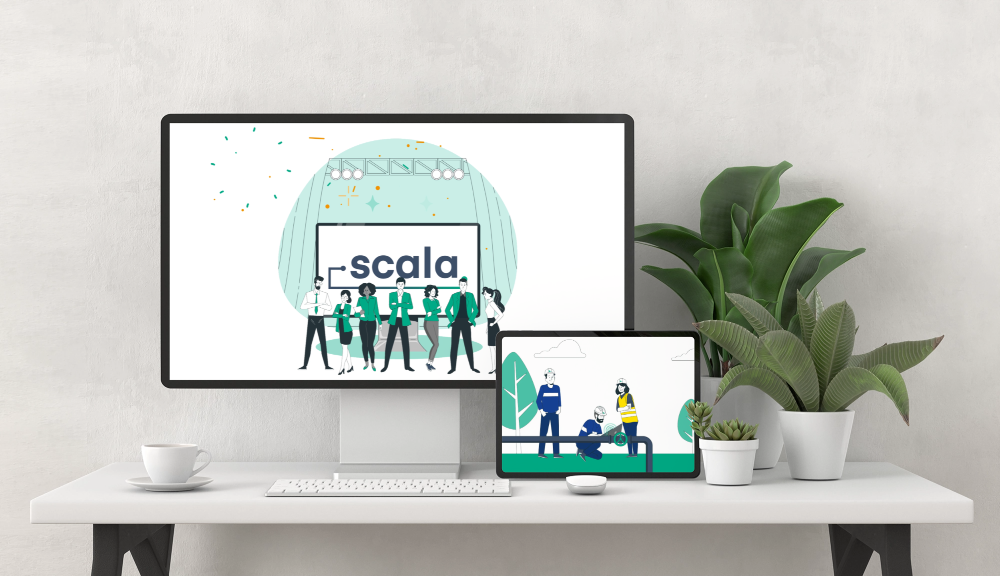 Motion design GRTgaz projet scala